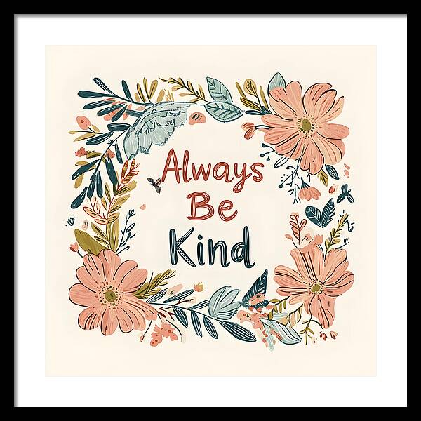 A Gentle Reminder - Framed Print