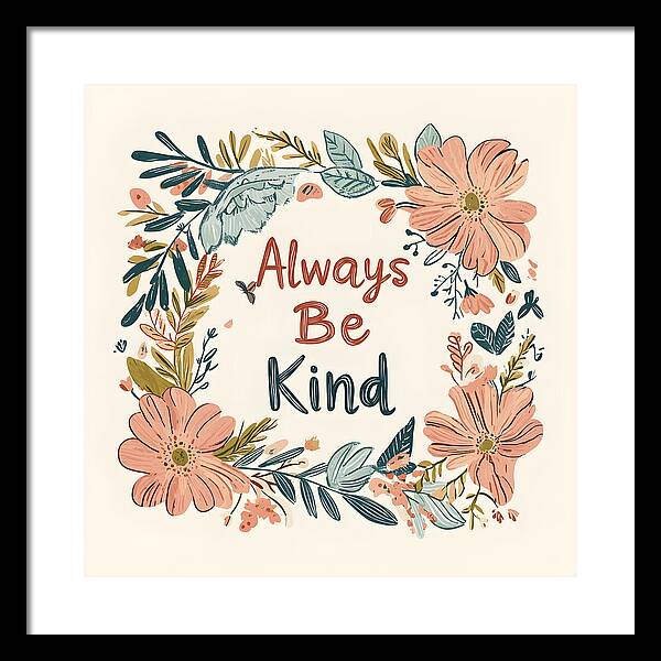 A Gentle Reminder - Framed Print