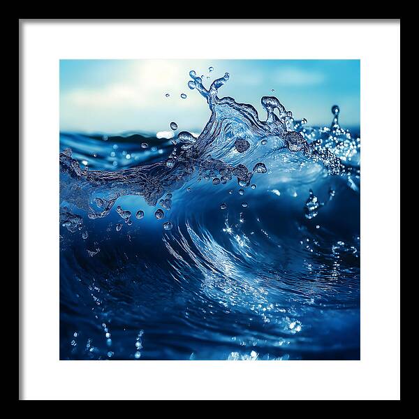 Aquatic Mirage - Framed Print