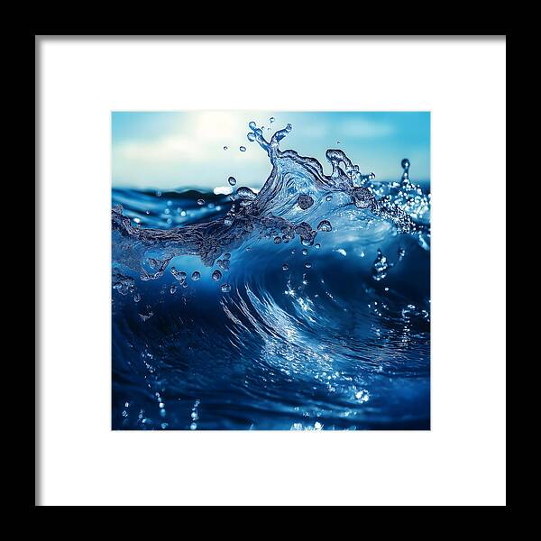 Aquatic Mirage - Framed Print