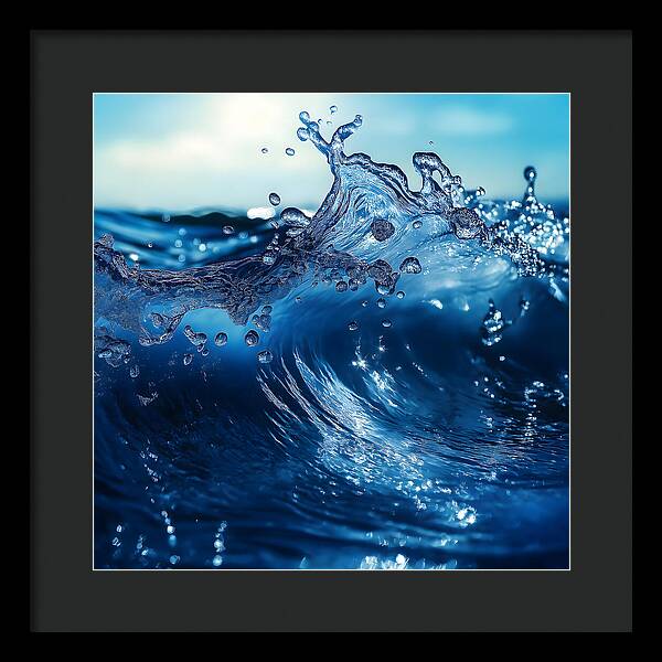 Aquatic Mirage - Framed Print