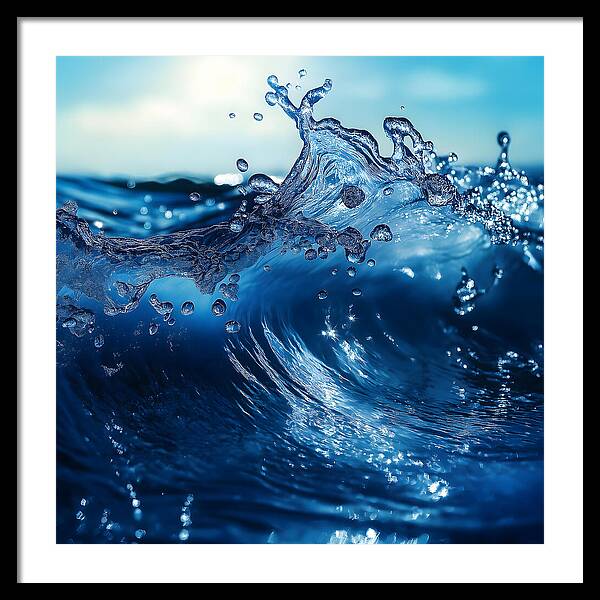 Aquatic Mirage - Framed Print