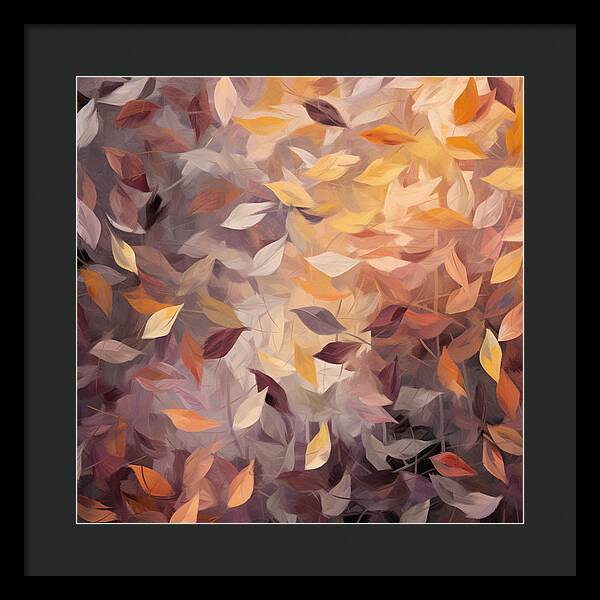 Autumn's Purple Overture - Framed Print