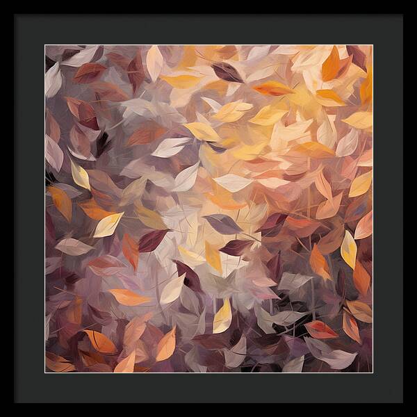 Autumn's Purple Overture - Framed Print