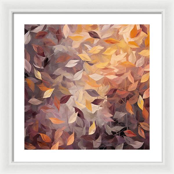 Autumn's Purple Overture - Framed Print