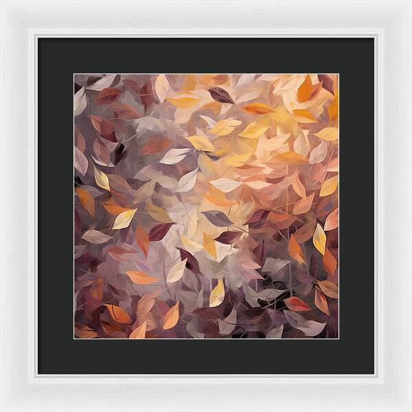 Autumn's Purple Overture - Framed Print