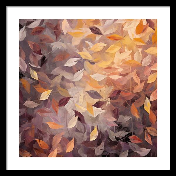 Autumn's Purple Overture - Framed Print