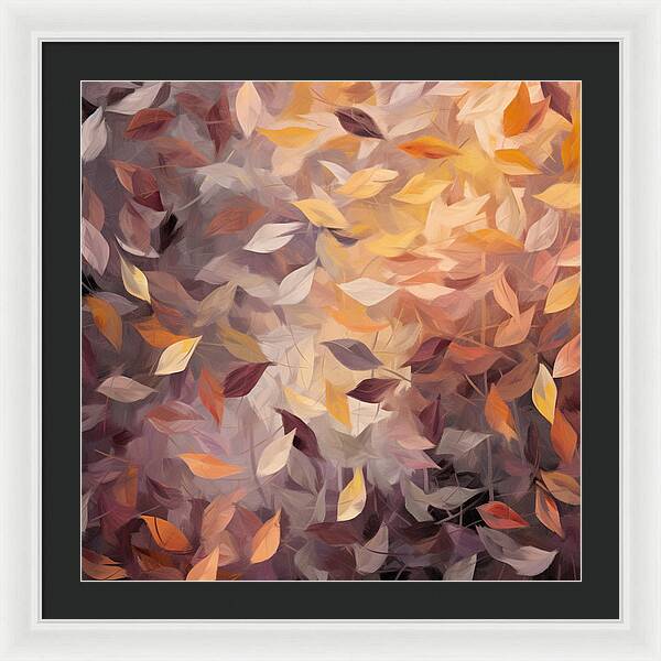 Autumn's Purple Overture - Framed Print