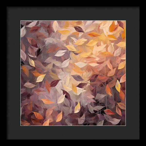 Autumn's Purple Overture - Framed Print