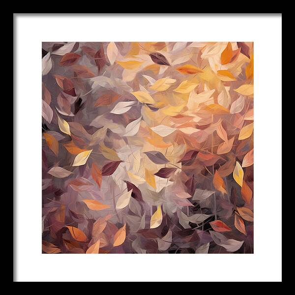 Autumn's Purple Overture - Framed Print