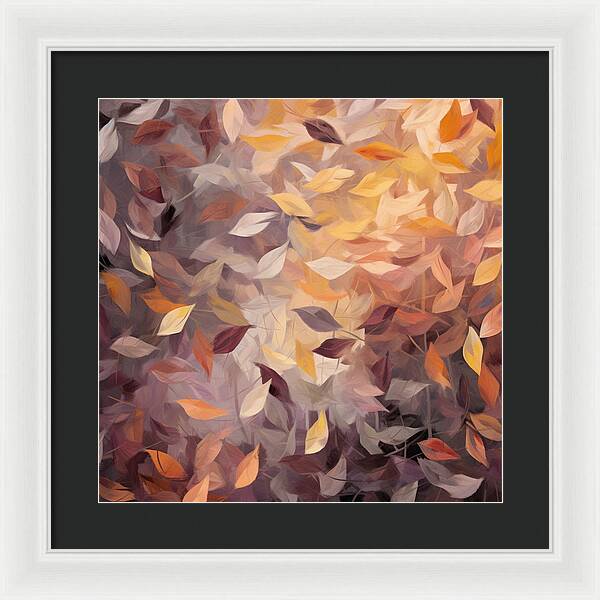 Autumn's Purple Overture - Framed Print