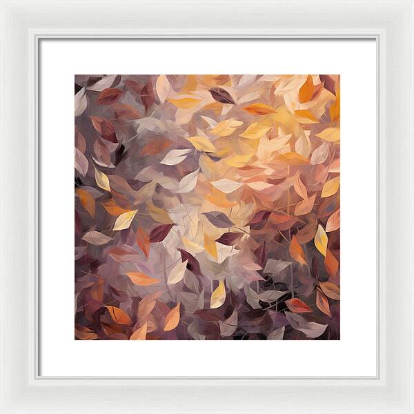 Autumn's Purple Overture - Framed Print