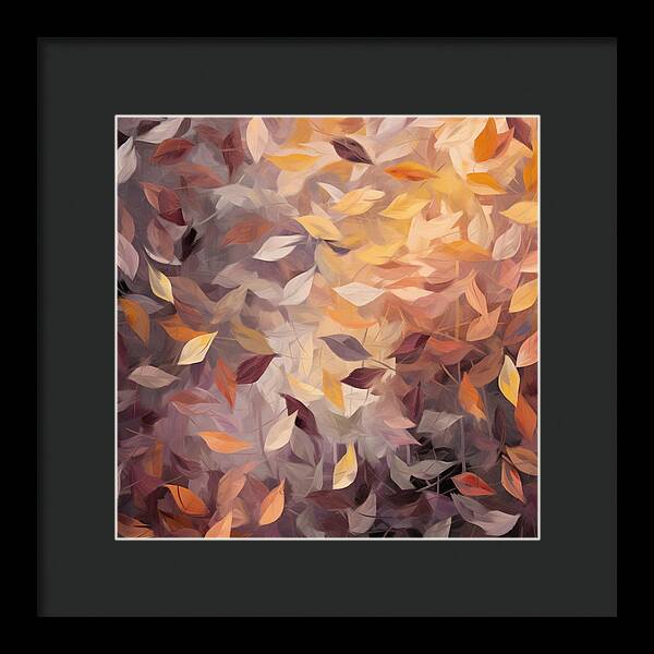 Autumn's Purple Overture - Framed Print