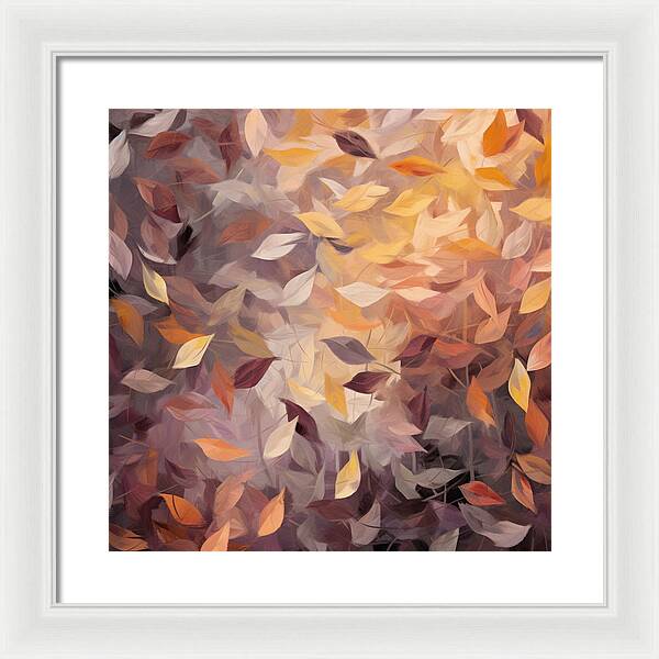 Autumn's Purple Overture - Framed Print