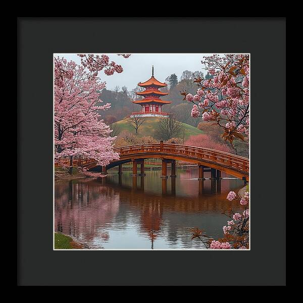 Bridge of Blossoms - Framed Print