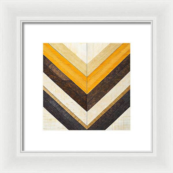 Burnished Angles - Framed Print