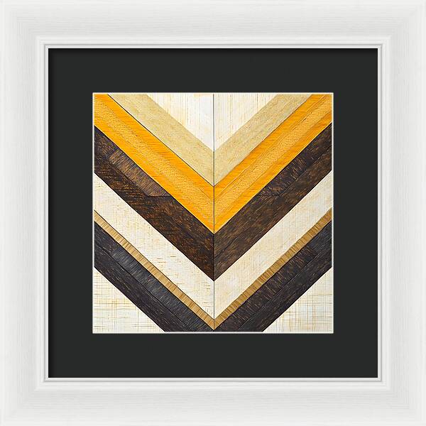 Burnished Angles - Framed Print