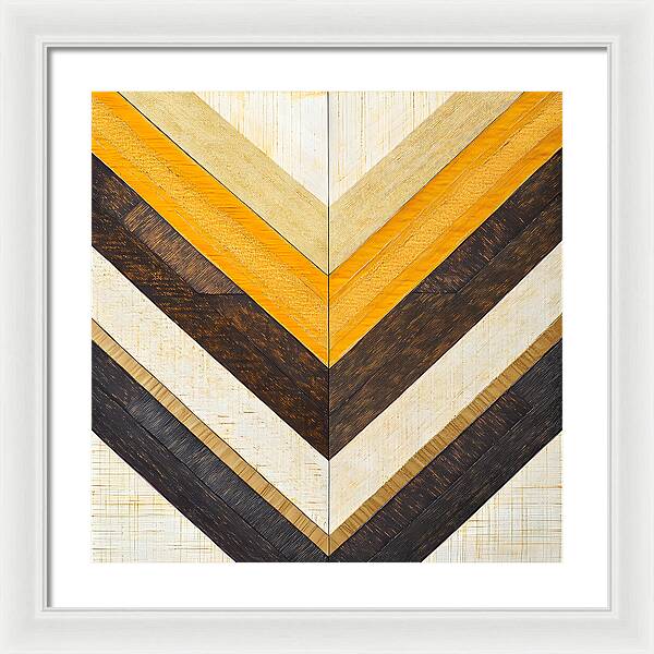 Burnished Angles - Framed Print