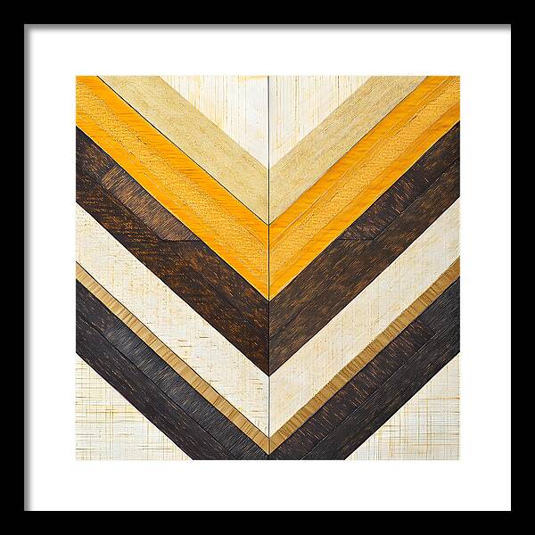 Burnished Angles - Framed Print