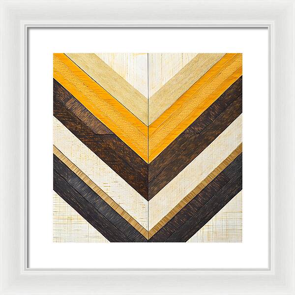 Burnished Angles - Framed Print