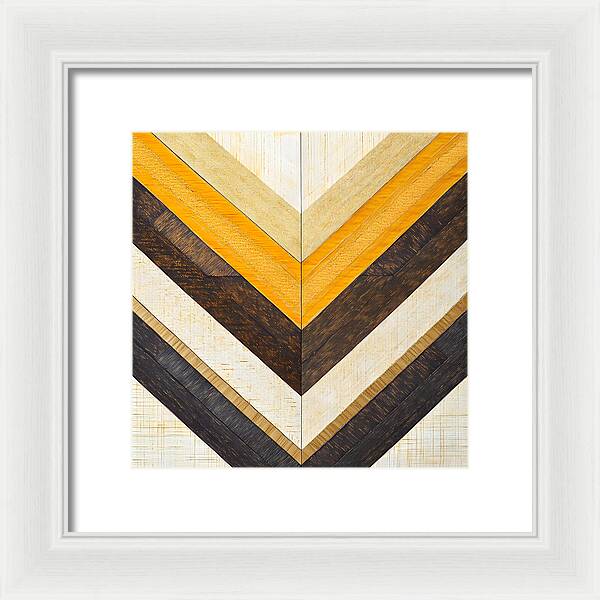 Burnished Angles - Framed Print