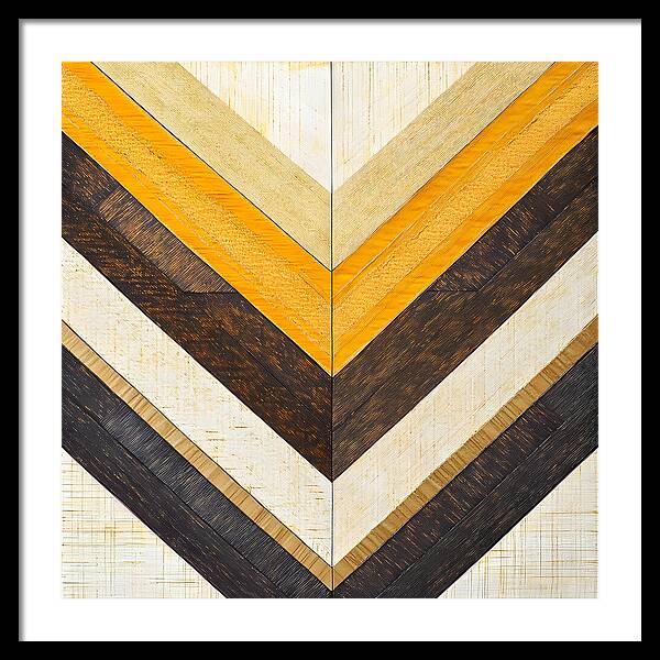 Burnished Angles - Framed Print