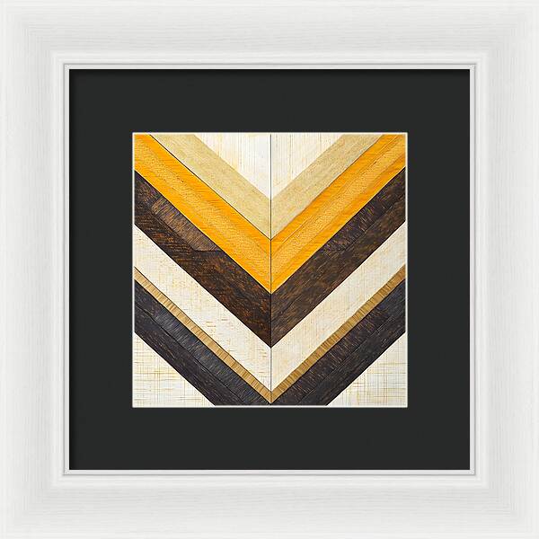 Burnished Angles - Framed Print