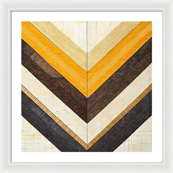 Burnished Angles - Framed Print