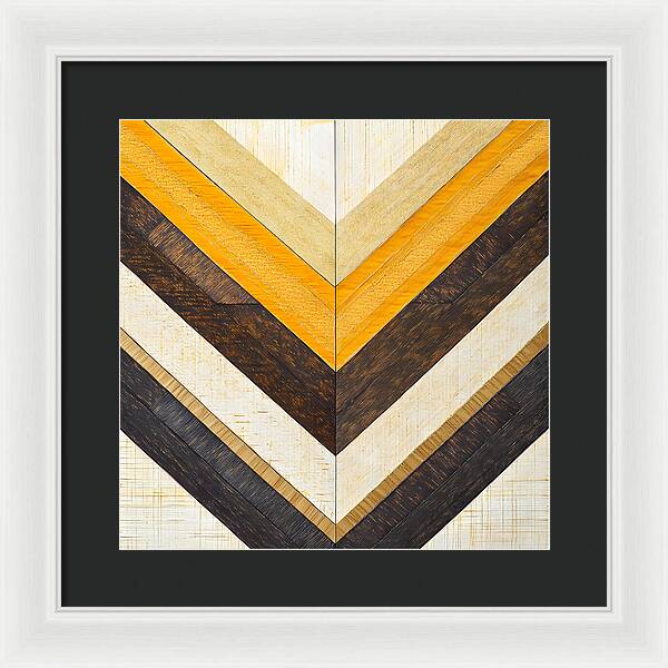 Burnished Angles - Framed Print