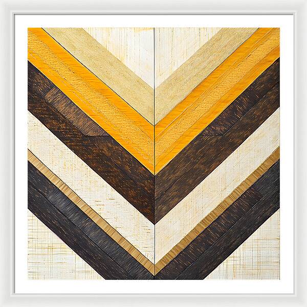 Burnished Angles - Framed Print