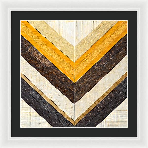 Burnished Angles - Framed Print