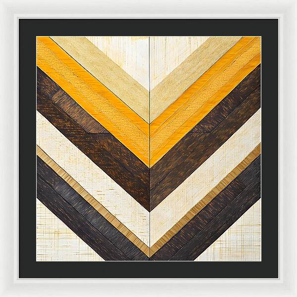 Burnished Angles - Framed Print