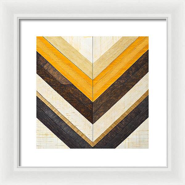 Burnished Angles - Framed Print