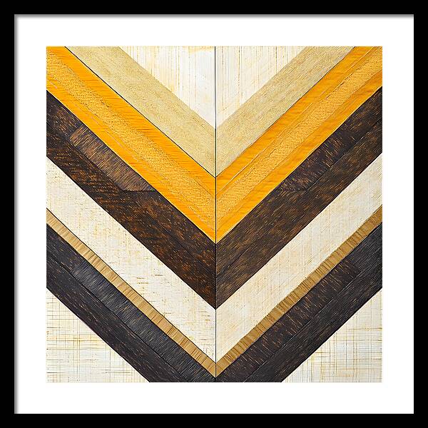 Burnished Angles - Framed Print