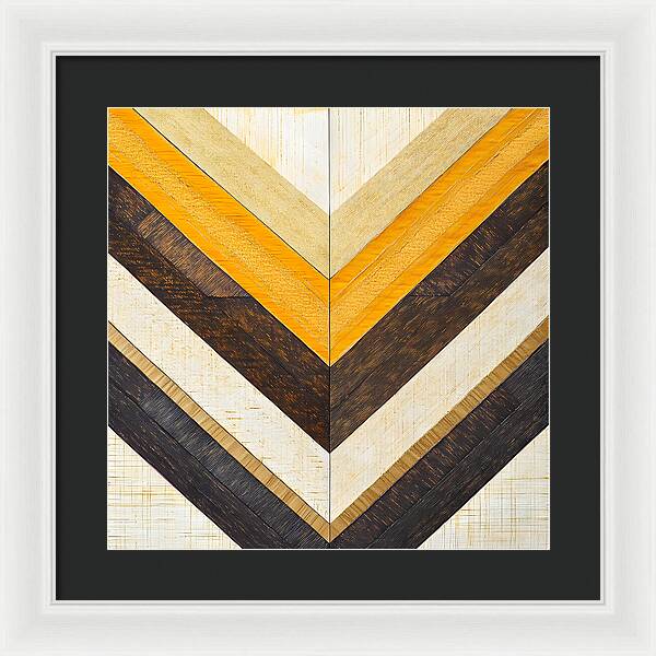 Burnished Angles - Framed Print