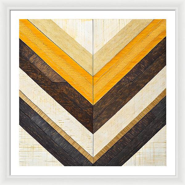 Burnished Angles - Framed Print