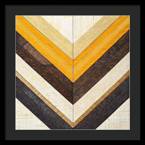 Burnished Angles - Framed Print