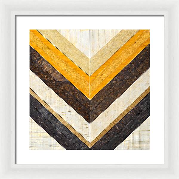 Burnished Angles - Framed Print