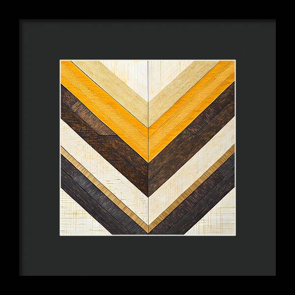 Burnished Angles - Framed Print