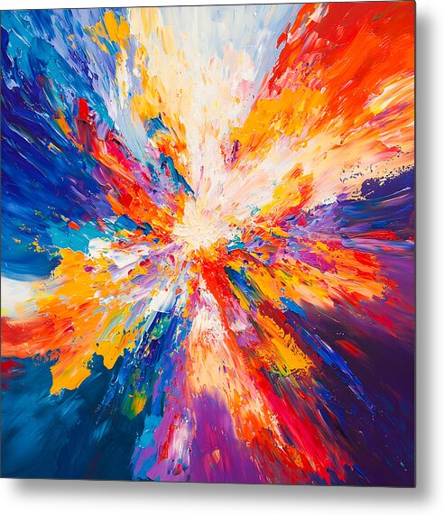 Burst of Creation - Metal Print