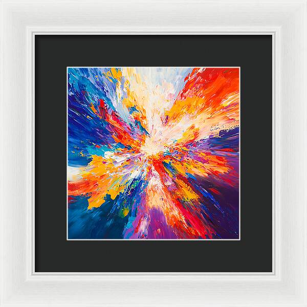 Burst of Creation - Framed Print