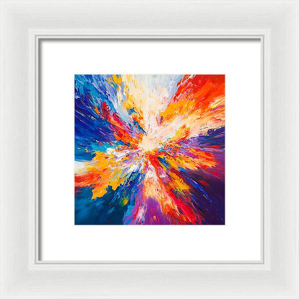 Burst of Creation - Framed Print