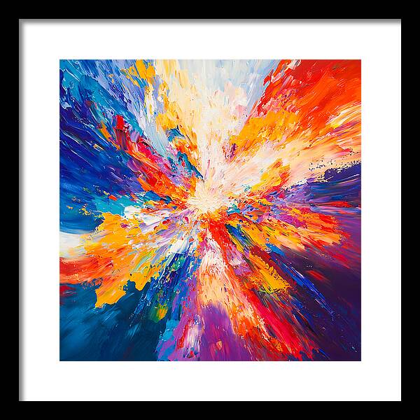 Burst of Creation - Framed Print