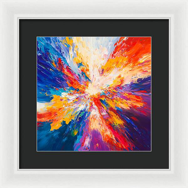 Burst of Creation - Framed Print