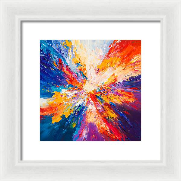 Burst of Creation - Framed Print