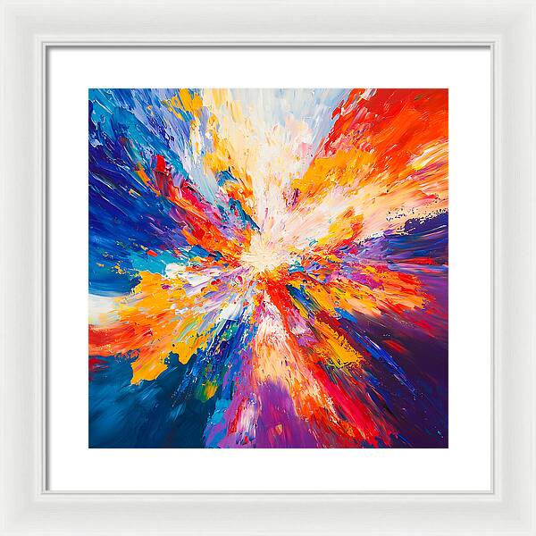 Burst of Creation - Framed Print