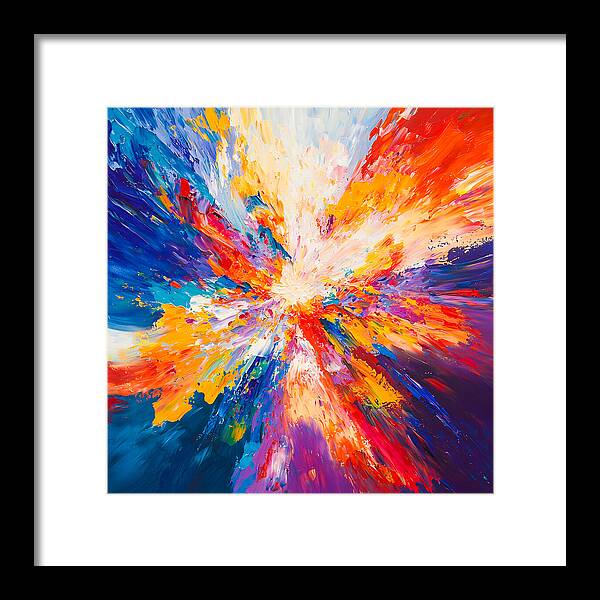 Burst of Creation - Framed Print