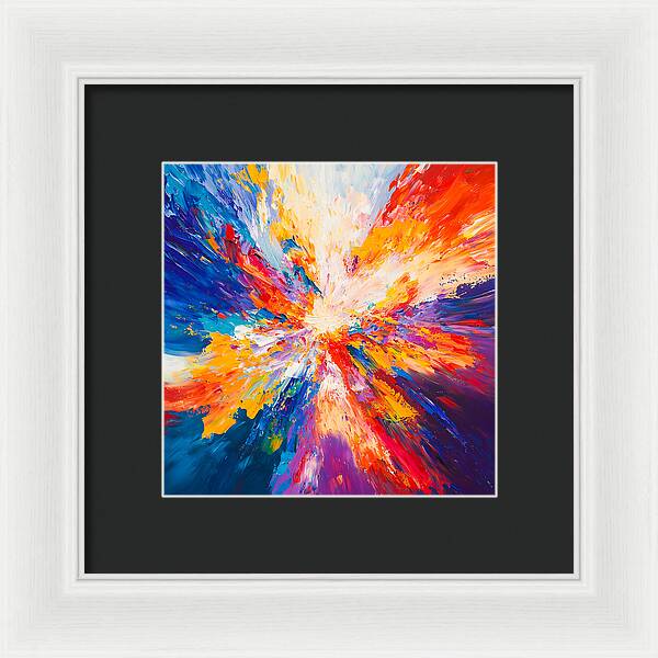 Burst of Creation - Framed Print