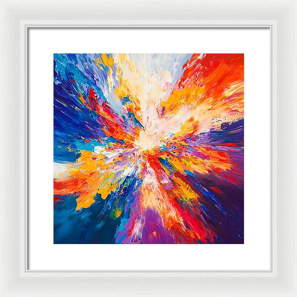 Burst of Creation - Framed Print