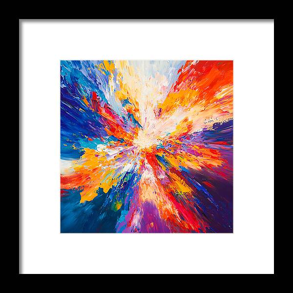 Burst of Creation - Framed Print